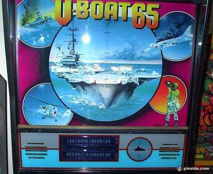 U-Boat 65 is a pinball machine released in 1988 by Bell Games, known for its unique theme centered around submarine warfare.