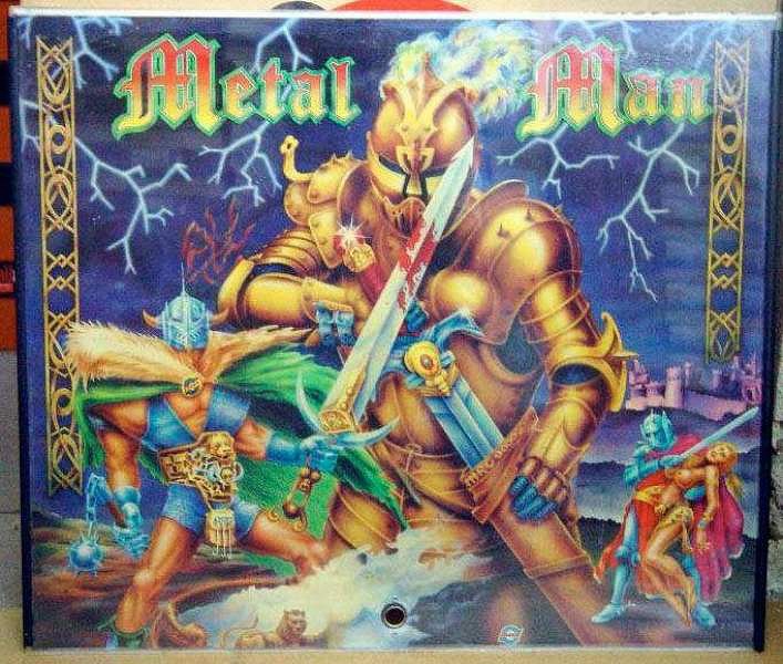 Metal Man is a pinball machine designed by Inder, released in 1991. It features a superhero-themed gameplay with vibrant artwork and engaging mechanics.