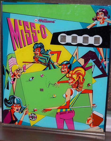 Miss-O is an electromechanical pinball machine released by Williams in 1969. It features a bowling theme and was designed with a playful and engaging layout typical of the era. Players aim to score points by hitting targets and completing specific objectives on the playfield.