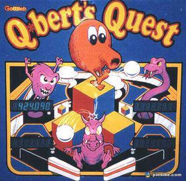 Q*Bert's Quest is a pinball machine released by Gottlieb, based on the popular arcade game Q*Bert. It features unique gameplay elements and incorporates the characters and theme from the arcade game.