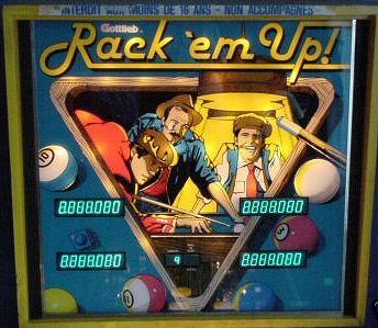 Rack 'Em Up is a pool-themed pinball machine released by Gottlieb in 1982.