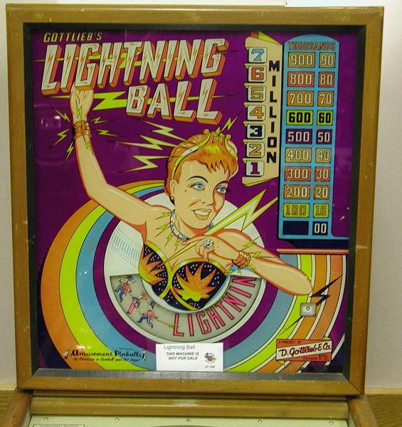 A classic pinball machine released by Gottlieb in 1959, known for its vintage charm and unique gameplay features.
