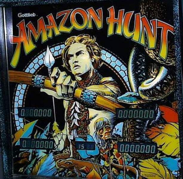 Amazon Hunt is an electro-mechanical pinball machine with a jungle adventure theme, released by Gottlieb in 1983.
