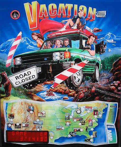 Vacation America is a pinball machine released by Chicago Coin in 2003. It combines traditional pinball gameplay with modern features to deliver an exciting gaming experience.