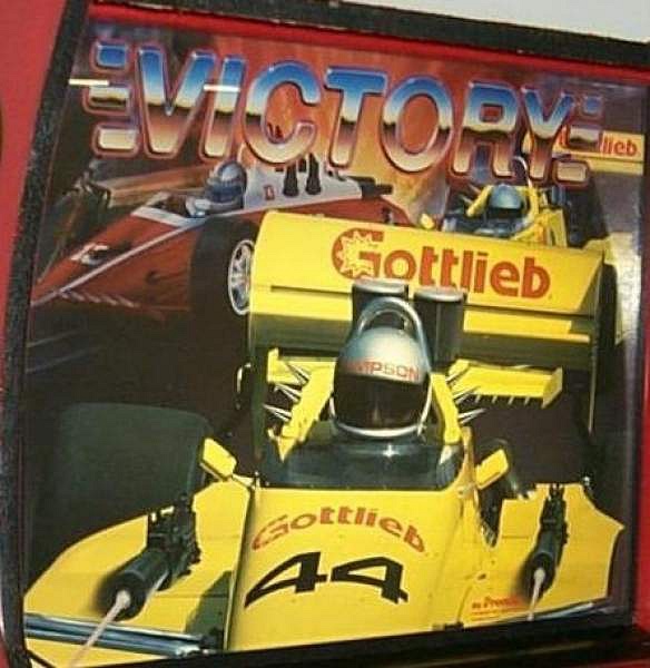 Victory is a pinball machine designed and produced by Gottlieb in 1987. The game features a racing theme where players aim to complete laps around a track.