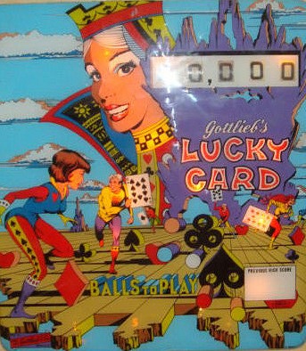 Lucky Card is an electro-mechanical pinball machine designed by Gottlieb, released in 1977. The machine is known for its skill-based gameplay, thematic integration, and classic chimes.