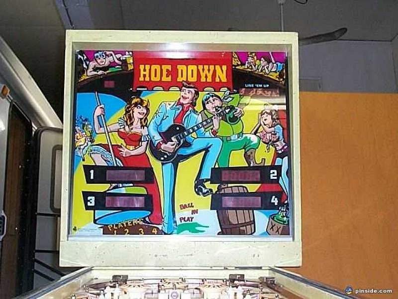 Hoe Down is a pinball machine released by Allied Leisure in 1978. It features a western theme and is known for its classic electro-mechanical design.