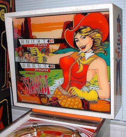 Stampede is a classic pinball machine released by Stern Electronics in 1977, known for its Western-themed design and gameplay features.