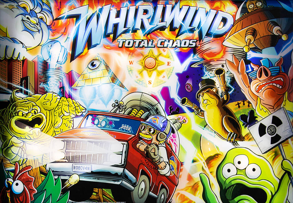 Whirlwind 2.0 is a modern upgrade of the classic 1990 Williams pinball machine, developed by Pedretti Gaming. It retains the original game's theme and mechanics while introducing updated technology and features.