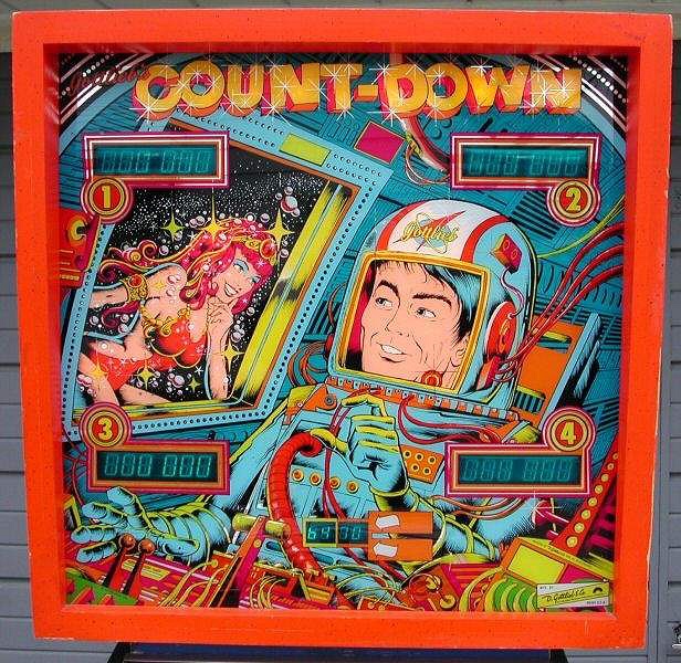 Count-Down is a classic solid-state pinball machine designed by Gottlieb, released in 1979. It features a space and countdown theme with colorful artwork and engaging gameplay.