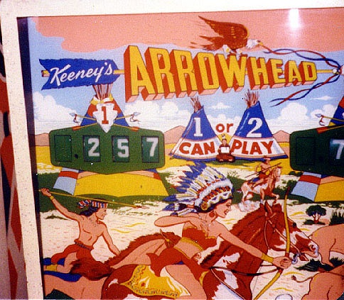 Arrowhead is a vintage pinball machine released by Keeney in 1962. Known for its captivating gameplay and thematic elements.