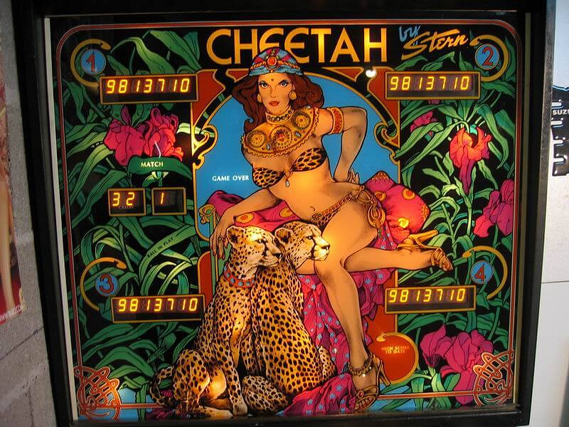 Cheetah is a pinball machine designed by Harry Williams and released by Stern Electronics in 1980. It is notable for its futuristic theme and complex gameplay.