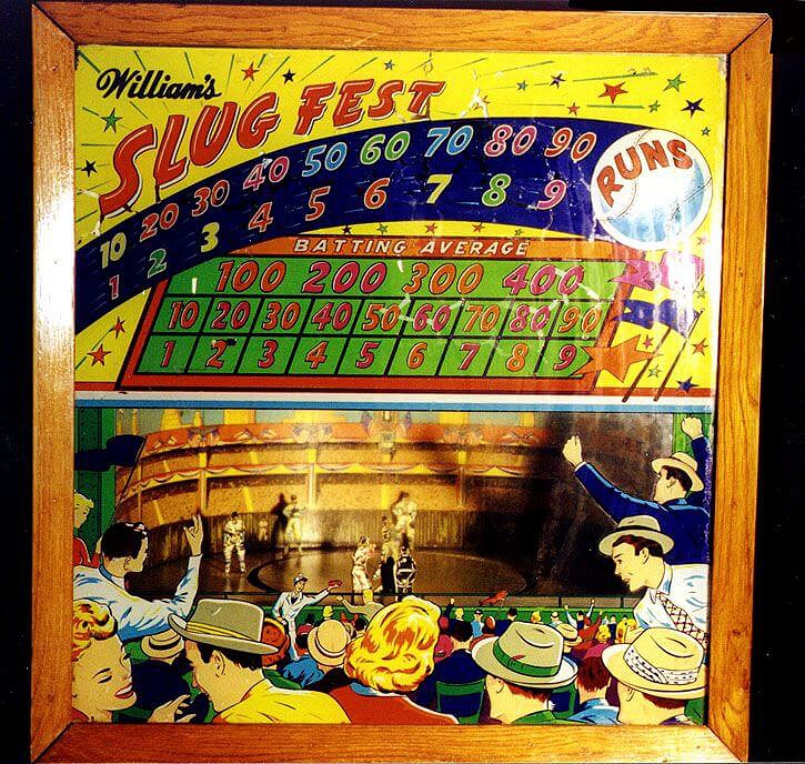 A classic baseball-themed pitch-and-bat pinball game by Williams, released in the early 1950s.