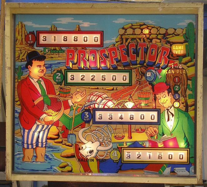 Prospector is a pinball machine produced by Segasa in 1977. It features a Western mining theme with rich artwork and engaging gameplay elements that were popular in that era.