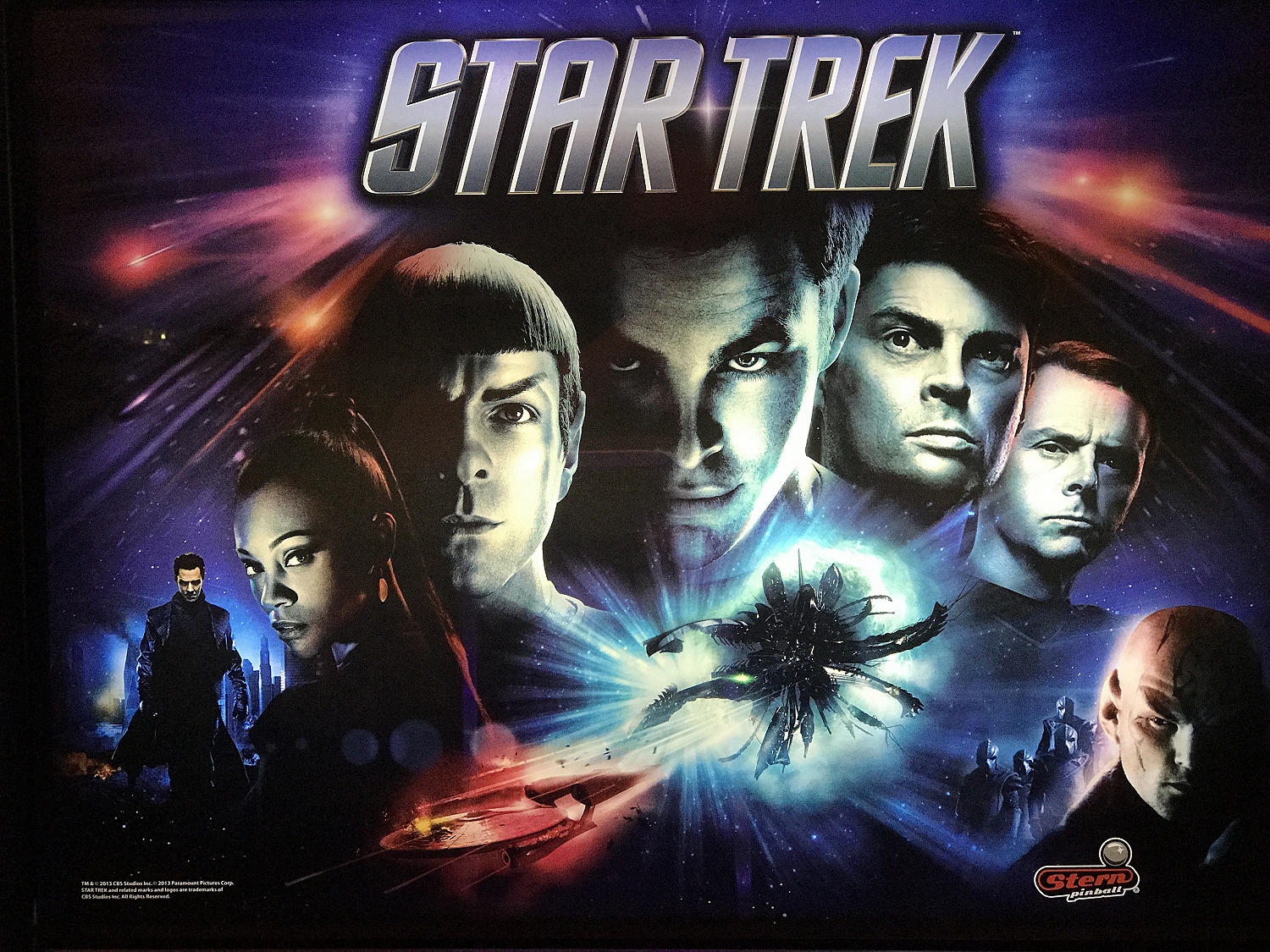 Star Trek (Premium Vault) is a pinball machine created by Stern Pinball in 2018. This machine features the iconic Star Trek series theme, capturing elements from the Star Trek movies directed by J.J. Abrams.