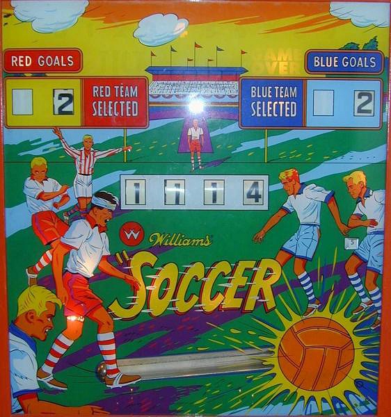 Soccer is a vintage electro-mechanical pinball machine released by Williams in 1964. It is themed around the popular sport of soccer, featuring motifs and designs that evoke the excitement of the game.