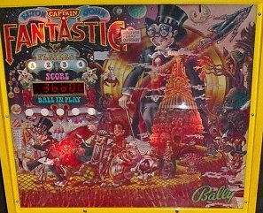 This home model of the popular Captain Fantastic pinball features art and design inspired by and featuring the likeness of Elton John.