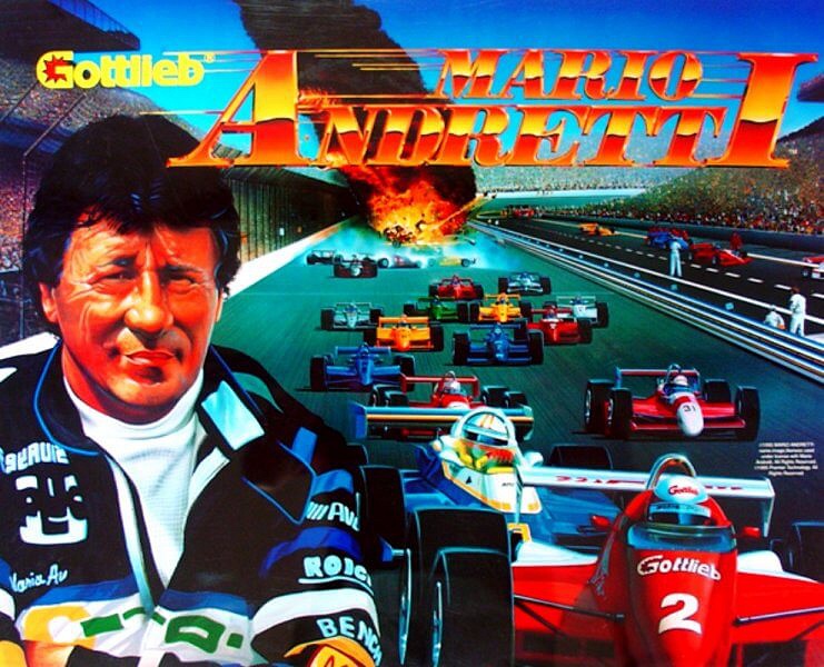Mario Andretti is a pinball machine manufactured by Gottlieb, released in 1995, themed around the legendary race car driver Mario Andretti.