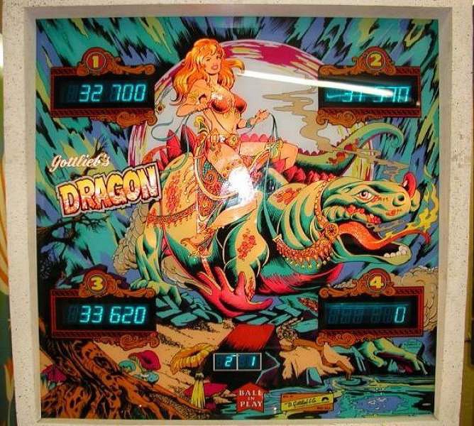 Dragon is a classic pinball machine produced by Gottlieb in 1978, known for its engaging playfield and unique theme centered around formidable dragons.