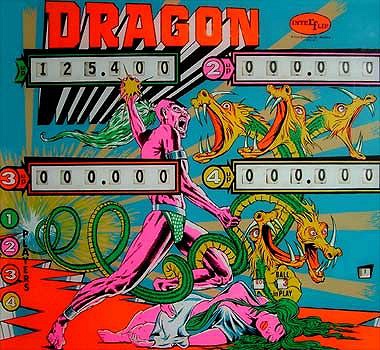 Dragon is a pinball machine released by Interflip in 1977. It features a fantasy theme centered around dragons.