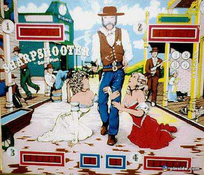 Sharpshooter is a classic pinball machine released by Game Plan in 1979, known for its Western theme and engaging gameplay.