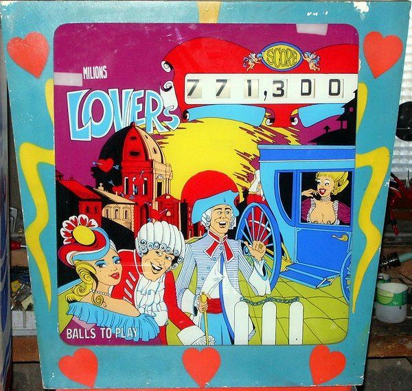 Lovers is a pinball machine released by Mondialmatic in 1978.