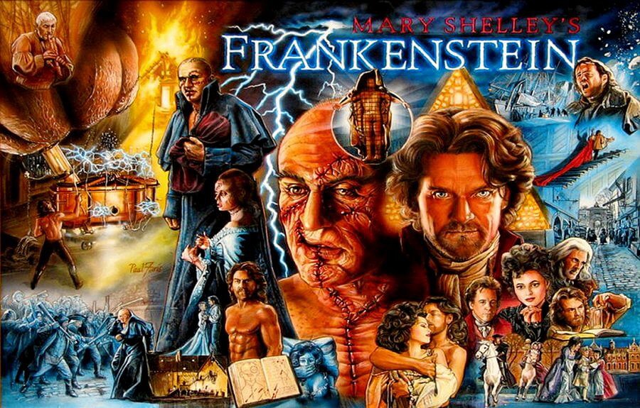 Mary Shelley's Frankenstein is a pinball machine designed by John Borg and released by Sega in 1995. The game is based on the 1994 movie 'Mary Shelley's Frankenstein' directed by Kenneth Branagh.