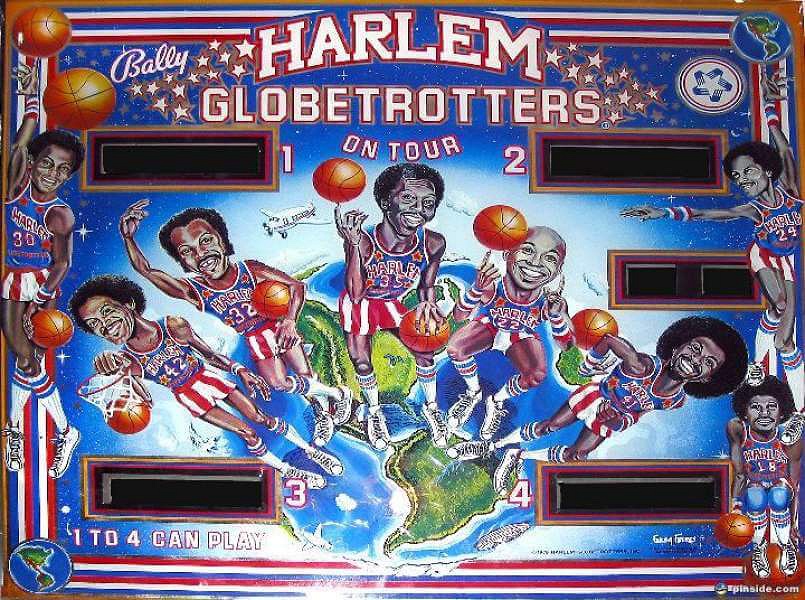 Harlem Globetrotters On Tour is a pinball machine produced by Bally released in 1978, themed after the famous exhibition basketball team, the Harlem Globetrotters.