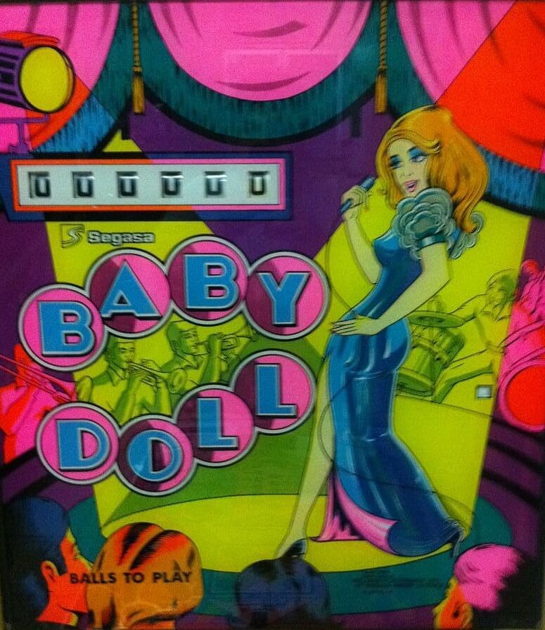 Baby Doll is a pinball machine produced by Segasa in 1974. It features a classic electromechanical design typical of the era.