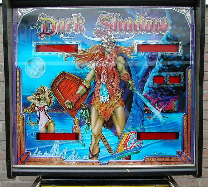 Dark Shadow is a pinball machine produced by Bell Games in 1985, known for its engaging electronic gameplay and challenging features.