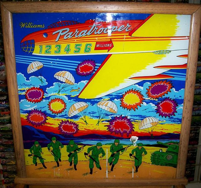 Paratrooper is a classic pinball machine released by Williams in 1952 featuring paratrooper-themed gameplay.