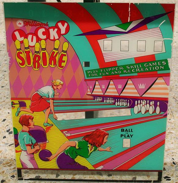 Lucky Strike is a bowling-themed electromechanical pinball machine released by Williams in 1965.