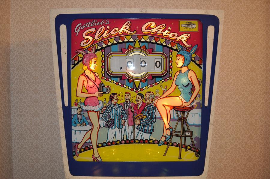 Slick Chick is a classic electromechanical pinball machine released by Gottlieb in 1963. It is renowned for its challenging gameplay and distinctive art style.
