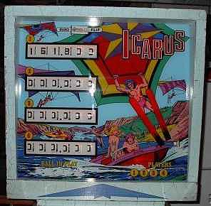 Icarus is a classic pinball machine produced by Recel in the year 1977. It features a captivating mythology theme based on the legendary tale of Icarus, who flew too close to the sun.