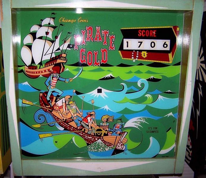 Pirate Gold is a pinball game set in a pirate theme, designed and manufactured by Chicago Coin in 1968.