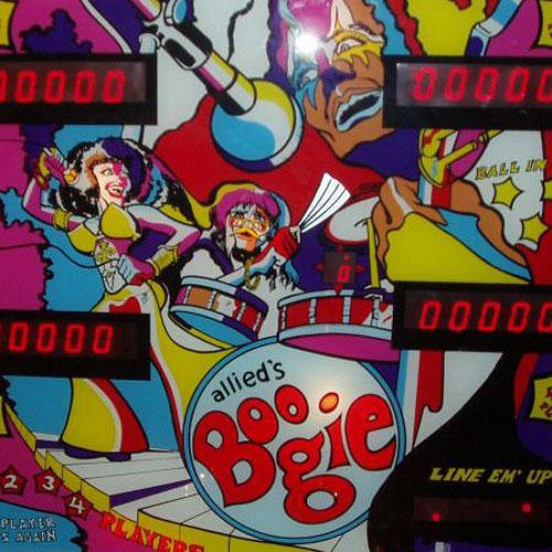 Boogie is a pinball machine designed and manufactured by Allied Leisure, known for its unique features and gameplay from the mid-1970s.
