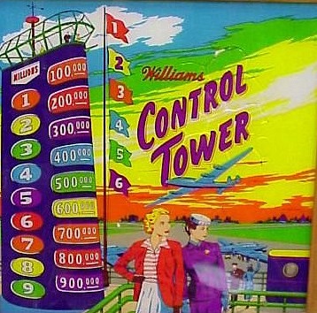 Control Tower is a vintage pinball machine produced by Williams in 1951. It features a classic design typical of early pinball machines and involves simple yet engaging gameplay.