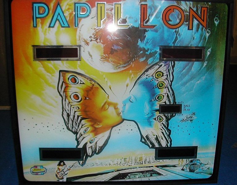 Papillon is a pinball machine released by Jeutel in 1983. It's a vintage machine and an example of the unique designs from Jeutel, a French manufacturer.