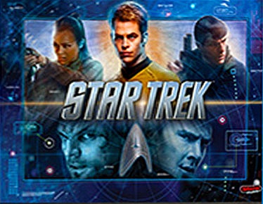 Stern's Star Trek (Pro) pinball machine is based on the Star Trek movies directed by J.J. Abrams. It features exciting missions and multiball modes inspired by the film series.