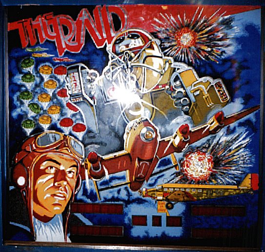 Raid is a pinball machine released by Playmatic in 1983. This game features a military theme and is part of Playmatic's range of mechanical pinball machines.
