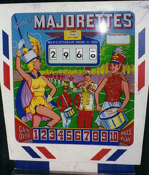Majorettes is a classic electro-mechanical pinball machine produced by Gottlieb in 1964. It features a circus theme with vibrant artwork and engaging gameplay.