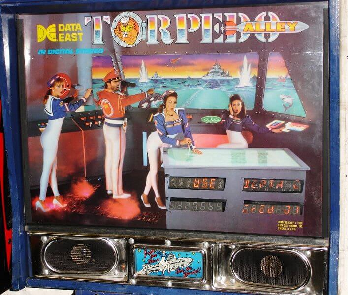 Torpedo Alley is a pinball machine designed by Dennis Nordman and produced by Data East in 1988. The game features a naval and submarine warfare theme.