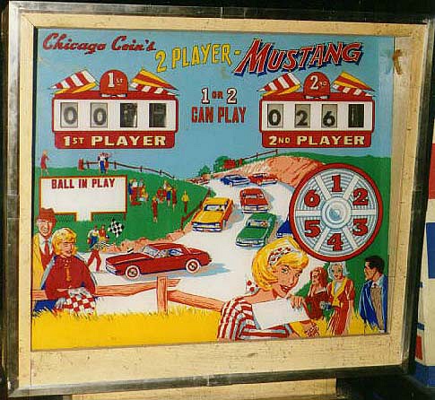Mustang is a vintage pinball machine released by Chicago Coin in 1963. Known for its classic design and mechanical gameplay, it captures the essence of the early 1960s pinball era.