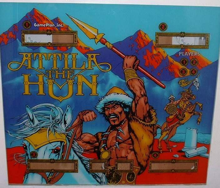 Attila the Hun is a 1984 pinball machine released by Game Plan, featuring an ancient warrior theme.