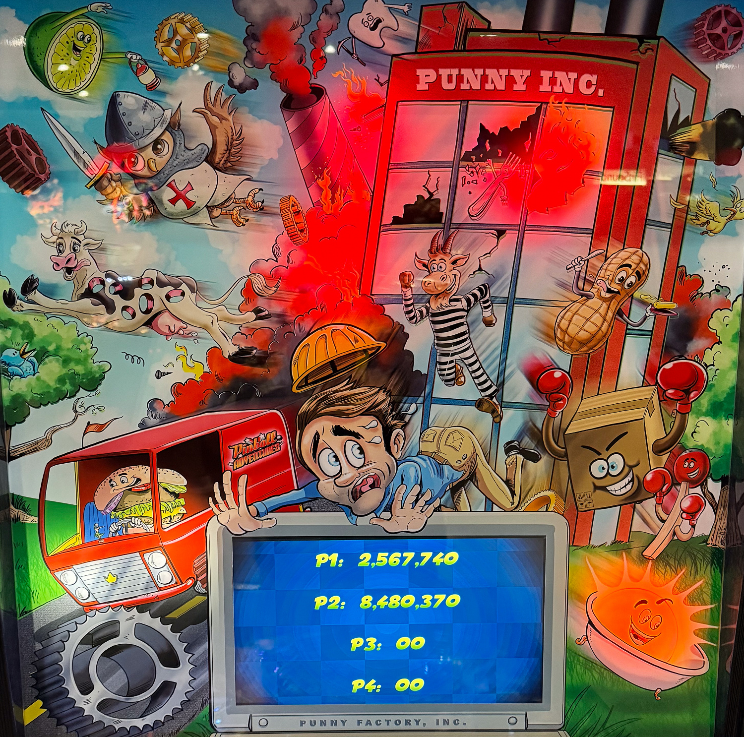 Punny Factory is a pinball machine designed by Pinball Adventures, released in 2023. This machine features a unique theme centered around puns and humor, providing an engaging and fun experience for players.