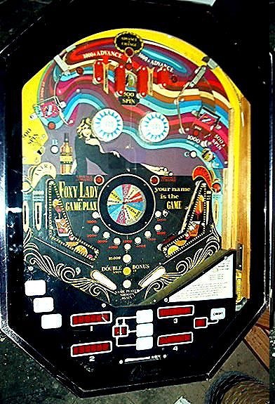 Foxy Lady is a solid-state pinball machine released by Game Plan in 1978. It is known for its vibrant theme and engaging playfield design.