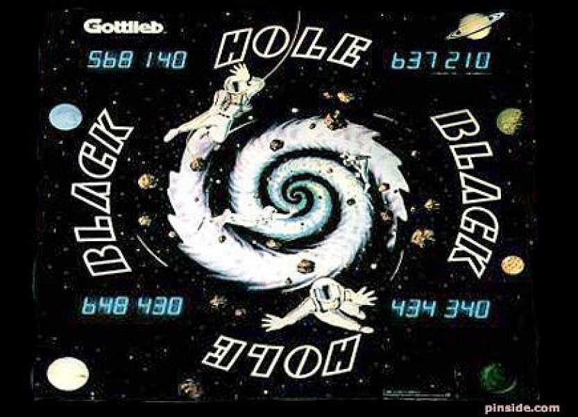 Black Hole is a pinball machine made by Gottlieb and released in 1980, known for its innovative multi-level playfield and captivating space theme.