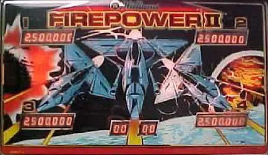 Firepower II is a pinball machine developed by Williams Electronics and is a sequel to the original 'Firepower' released in 1980. This 1983 model features updated gameplay and aesthetics.