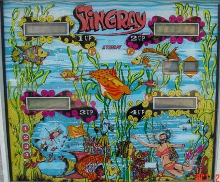 Stingray is a classic electro-mechanical pinball machine produced by Stern Electronics, known for its vibrant underwater theme and engaging gameplay.