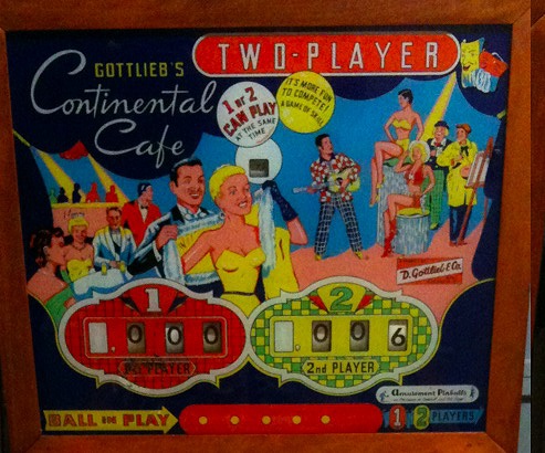 Continental Cafe is a classic pinball machine released by Gottlieb in 1957. It is known for its charming retro cafe theme and mechanically interactive gameplay suited for nostalgic pinball enthusiasts.